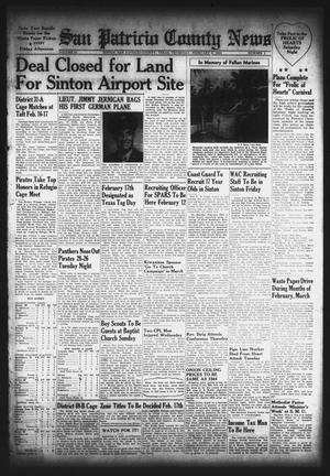 San Patricio County News (Sinton, Tex.), Vol. 37, No. 5, Ed. 1 Thursday, February 8, 1945