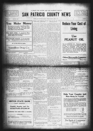 San Patricio County News (Sinton, Tex.), Vol. 9, No. 16, Ed. 1 Friday, June 1, 1917