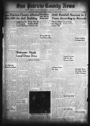 San Patricio County News (Sinton, Tex.), Vol. 39, No. 2, Ed. 1 Thursday, January 16, 1947
