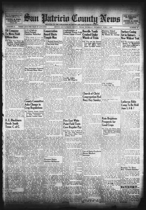 San Patricio County News (Sinton, Tex.), Vol. 31, No. 20, Ed. 1 Thursday, June 1, 1939
