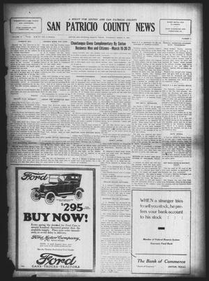 Primary view of object titled 'San Patricio County News (Sinton, Tex.), Vol. 16, No. 5, Ed. 1 Thursday, March 6, 1924'.