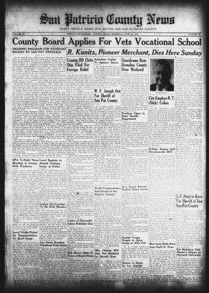 San Patricio County News (Sinton, Tex.), Vol. 38, No. 23, Ed. 1 Thursday, June 13, 1946