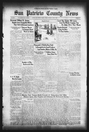 San Patricio County News (Sinton, Tex.), Vol. 27, No. 24, Ed. 1 Thursday, June 27, 1935