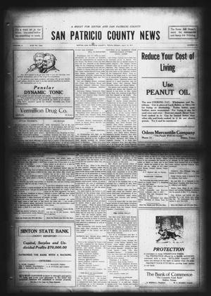 San Patricio County News (Sinton, Tex.), Vol. 9, No. 22, Ed. 1 Friday, July 13, 1917