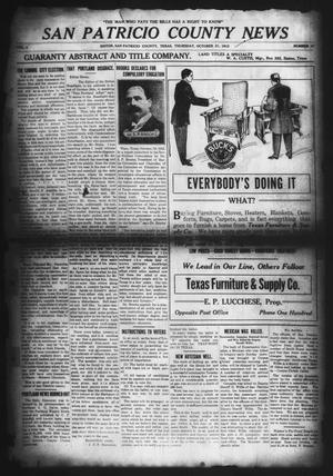 San Patricio County News (Sinton, Tex.), Vol. 4, No. 37, Ed. 1 Thursday, October 31, 1912