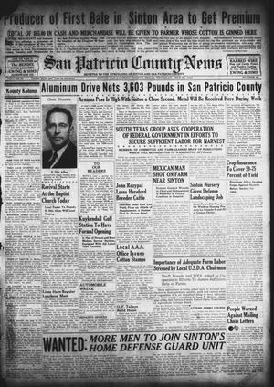 San Patricio County News (Sinton, Tex.), Vol. 33, No. 29, Ed. 1 Thursday, July 31, 1941