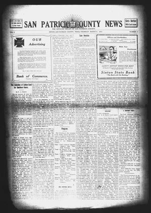 San Patricio County News (Sinton, Tex.), Vol. 3, No. 4, Ed. 1 Thursday, March 9, 1911