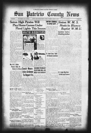 San Patricio County News (Sinton, Tex.), Vol. 28, No. 32, Ed. 1 Thursday, August 20, 1936