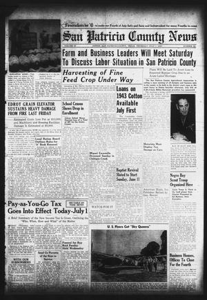 San Patricio County News (Sinton, Tex.), Vol. 35, No. 25, Ed. 1 Thursday, July 1, 1943