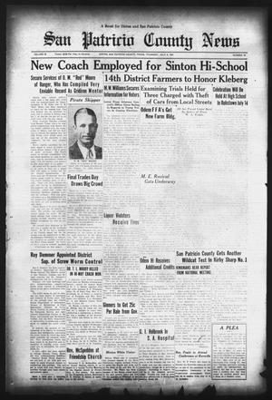 San Patricio County News (Sinton, Tex.), Vol. 28, No. 26, Ed. 1 Thursday, July 9, 1936