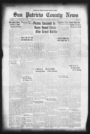 San Patricio County News (Sinton, Tex.), Vol. 28, No. 44, Ed. 1 Thursday, November 12, 1936