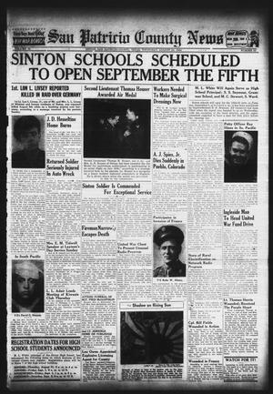 San Patricio County News (Sinton, Tex.), Vol. 36, No. 33, Ed. 1 Thursday, August 24, 1944