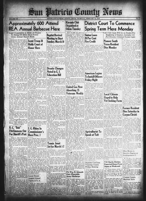 San Patricio County News (Sinton, Tex.), Vol. 38, No. 7, Ed. 1 Thursday, February 21, 1946