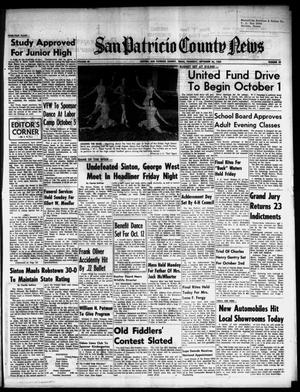 San Patricio County News (Sinton, Tex.), Vol. 55, No. 39, Ed. 1 Thursday, September 26, 1963