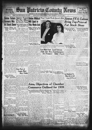 San Patricio County News (Sinton, Tex.), Vol. 30, No. 7, Ed. 1 Thursday, March 2, 1939