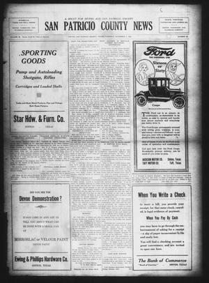 San Patricio County News (Sinton, Tex.), Vol. 14, No. 39, Ed. 1 Thursday, November 2, 1922