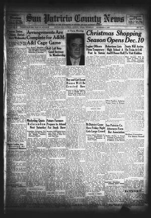 San Patricio County News (Sinton, Tex.), Vol. 30, No. 47, Ed. 1 Thursday, December 8, 1938