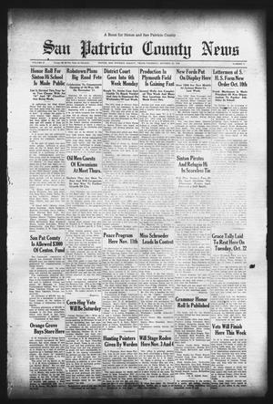 San Patricio County News (Sinton, Tex.), Vol. 27, No. 41, Ed. 1 Thursday, October 24, 1935