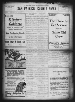 San Patricio County News (Sinton, Tex.), Vol. 12, No. 41, Ed. 1 Friday, November 19, 1920