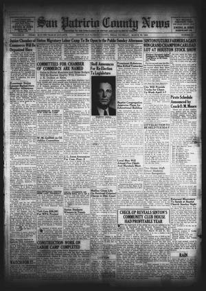 San Patricio County News (Sinton, Tex.), Vol. 32, No. 11, Ed. 1 Thursday, March 28, 1940