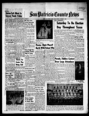 Primary view of object titled 'San Patricio County News (Sinton, Tex.), Vol. 55, No. 45, Ed. 1 Thursday, November 7, 1963'.