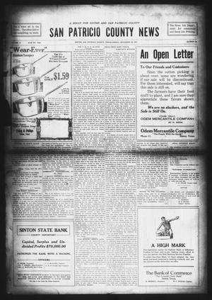 San Patricio County News (Sinton, Tex.), Vol. 9, No. 42, Ed. 1 Friday, November 30, 1917