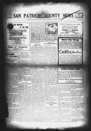 San Patricio County News (Sinton, Tex.), Vol. 3, No. 27, Ed. 1 Thursday, August 24, 1911