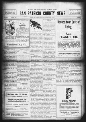 San Patricio County News (Sinton, Tex.), Vol. 9, No. 11, Ed. 1 Friday, April 27, 1917