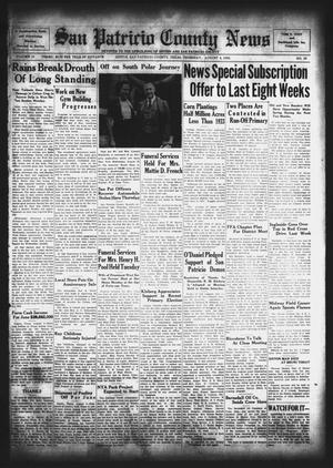 San Patricio County News (Sinton, Tex.), Vol. 30, No. 29, Ed. 1 Thursday, August 4, 1938