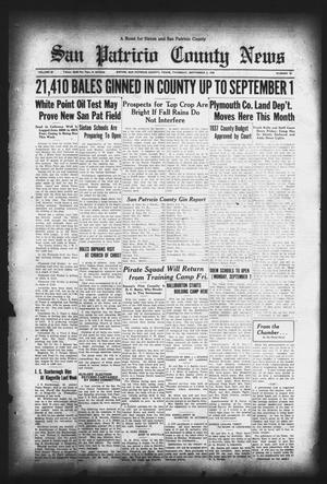 San Patricio County News (Sinton, Tex.), Vol. 28, No. 34, Ed. 1 Thursday, September 3, 1936