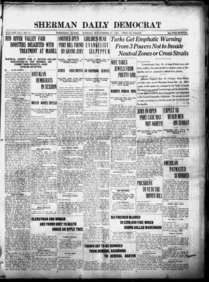 Primary view of object titled 'Sherman Daily Democrat (Sherman, Tex.), Vol. 41, No. 51, Ed. 1 Sunday, September 17, 1922'.