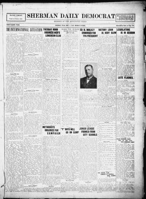 Sherman Daily Democrat (Sherman, Tex.), Vol. THIRTY-EITHTH YEAR, Ed. 1 Monday, May 5, 1919
