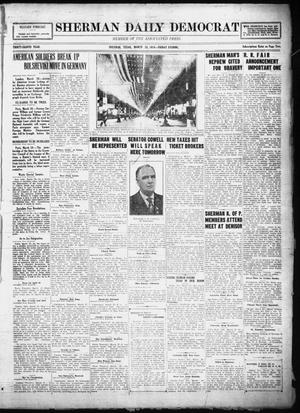 Sherman Daily Democrat (Sherman, Tex.), Vol. THIRTY-EITHTH YEAR, Ed. 1 Friday, March 28, 1919