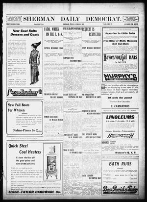Sherman Daily Democrat (Sherman, Tex.), Vol. 32, Ed. 1 Tuesday, October 1, 1912