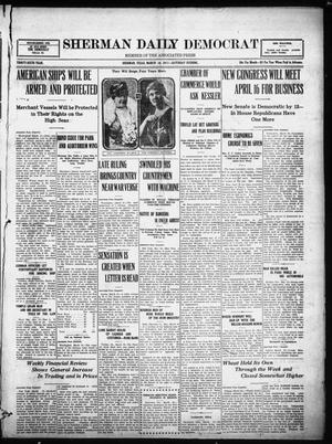 Sherman Daily Democrat (Sherman, Tex.), Vol. THIRTY-SIXTH YEAR, Ed. 1 Saturday, March 10, 1917