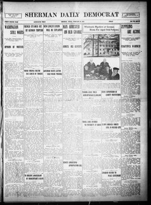 Primary view of object titled 'Sherman Daily Democrat (Sherman, Tex.), Vol. THIRTY-FOURTH YEAR, Ed. 1 Friday, February 19, 1915'.