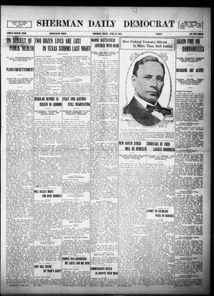 Sherman Daily Democrat (Sherman, Tex.), Vol. THIRTY-FOURTH YEAR, Ed. 1 Friday, April 23, 1915