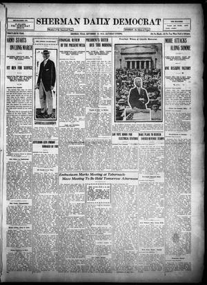 Sherman Daily Democrat (Sherman, Tex.), Vol. THIRTY-SIXTH YEAR, Ed. 1 Saturday, September 16, 1916