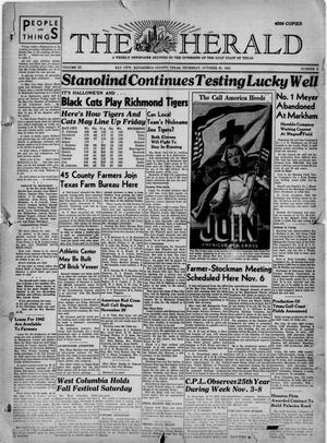 The Herald (Bay City, Tex.), Vol. 3, No. 5, Ed. 1 Thursday, October 30, 1941