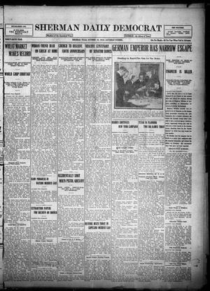 Primary view of object titled 'Sherman Daily Democrat (Sherman, Tex.), Vol. THIRTY-SIXTH YEAR, Ed. 1 Saturday, October 28, 1916'.