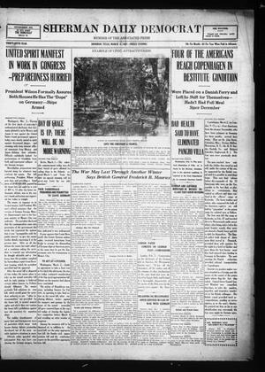 Sherman Daily Democrat (Sherman, Tex.), Vol. THIRTY-SIXTH YEAR, Ed. 1 Friday, March 2, 1917