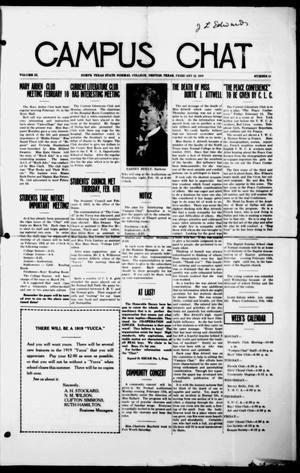 Campus Chat (Denton, Tex.), Vol. 3, No. 19, Ed. 1 Thursday, February 13, 1919