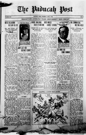 The Paducah Post (Paducah, Tex.), Vol. 17, No. 48, Ed. 1 Thursday, April 3, 1924