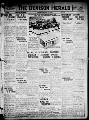 The Denison Herald (Denison, Tex.), Vol. 29, No. 263, Ed. 1 Friday, July 25, 1919