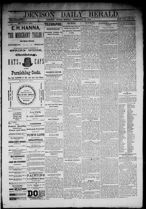 Denison Daily Herald. (Denison, Tex.), Vol. 1, No. 135, Ed. 1 Sunday, February 17, 1878