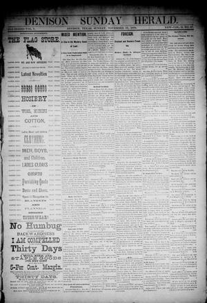 Denison Daily Herald. (Denison, Tex.), Vol. 2, No. 67, Ed. 1 Sunday, November 17, 1878