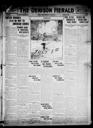 The Denison Herald (Denison, Tex.), Vol. 29, No. 245, Ed. 1 Wednesday, July 2, 1919