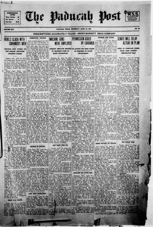 The Paducah Post (Paducah, Tex.), Vol. 13, No. 50, Ed. 1 Thursday, April 22, 1920