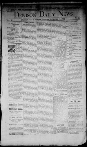 Denison Daily News. (Denison, Tex.), Vol. 5, No. 195, Ed. 1 Sunday, September 23, 1877