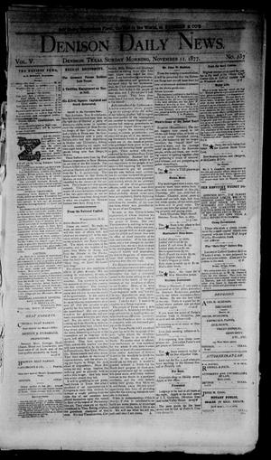 Denison Daily News. (Denison, Tex.), Vol. 5, No. 237, Ed. 1 Sunday, November 11, 1877